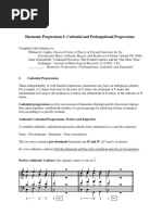 Harmonic Progressions I Cadential and Prolongational Progressions PDF