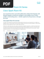 Cisco Spark Room Kit Datasheet en PDF