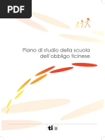 Piano Di Studio Della Scuola Dell'obbligo Ticinese PDF