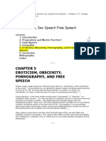 Wolfson, Nicholas. Hate Speech, Sex Speech Free Speech