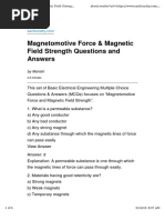 Questions On Electromagnetism