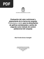 Evaluación Del Valor Nutricional y Pigmentante de La Harina de Cangrejo Procambarus Clarkii L (2014) TESIS PDF