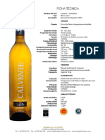 Ficha Tecnica Calvente Guindalera 2012