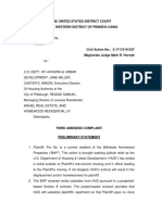 Tyrone Goodwin Vs HUD, Eta. Civil Action #2:17-CV-01537 IN THE U.S. DISTRICT COURT FOR THE WESTERN DISTRICT OF PENNSYLVANIA