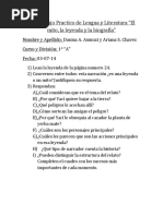 Trabajo Practico de Lengua y Literatura