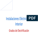 Instalaciones Eléctricas de Interior Grados Electrificacion Inse