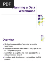 Planning A Data Warehouse