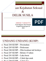 Kejahatan Seksual + Delik Susila