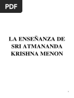 La Enseñanza de Sri Atmananda Krishna Menon PDF