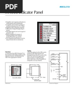 M4500 Indicator Panel: High Water Temp