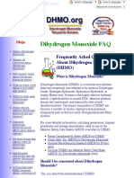 Facts About Dihydrogen Monoxide