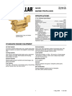 CAT 3412C Brochure Specifications