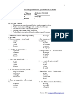 Ukk Bahasa Inggris Kelas 3 SD