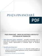 Piete - Financiare PREZENTARE