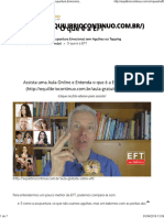 O Que É A EFT - Equilíbrio Contínuo - EFT - Acupuntura Emocional Sem Agulhas Ou Tapping