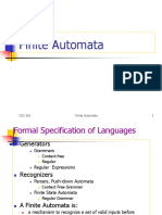 CSC 361 Finite Automata 1