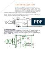 Fuente Regulada de 5 Voltios