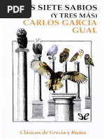 Garcia Gual Carlos - Los Siete Sabios (Y Tres Mas)