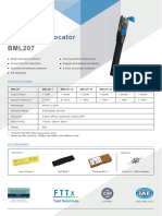 Pen Type Visual Fault Locator: Specifications