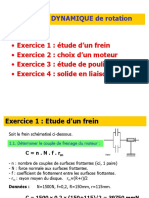 Exercices de DYNAMIQUE de Rotation