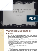 Water Requirements For Crops: Chapter No 02 by Santosh Kumar Garg