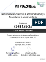 Constancia de Aplicación