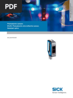 Photoelectric Sensors W100, Photoelectric Retro-Reflective Sensor, Standard Optics