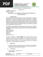 Determinación de Compuestos Nitrogenados