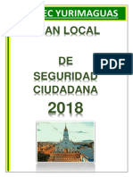 Plan Local de Seguridad Ciudadana 2018 (Borrador)