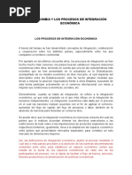 Integracion Economica en Colombia