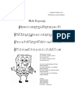 Bob Esponja Partitura