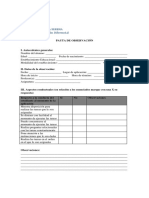 Pauta de Observación 1