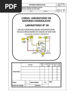 Lab 09 - Válvula Reguladora de Caudal - 2016.2