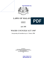 Act 195 Wages Councils Act 1947