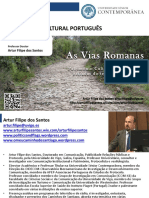 Património Cultural Português - As Vias Romanas em Portugal - Artur Filipe Dos Santos