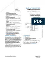 Csr8635 QFN Technical Overview