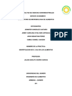 Practica # 3 Determinacion E.coli