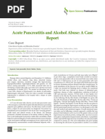 Acute Pancreatitis and Alcohol Abuse: A Case: Nutrition