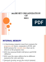 Memory Organization of 8051