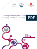 Learning and Development at Workplace-Changing Paradigms and Emerging Trends