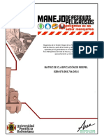 Clasificación de RESPEL PDF