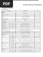 EM-2 Engine Mechanica System: General Lnformati N