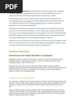 Soybean Nutrition: Nutritional and Health Benefits of Soybeans