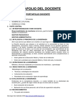 Portafolio Del Docente - Primaria 2018-Me