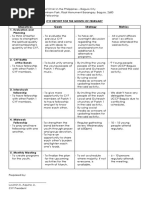 Cyf Report For The Month of February Objectives Goals Strategy Metrics 1. Evaluation and Planning