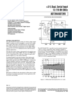 +3 V, Dual, Serial Input 12-/10-Bit Dacs: Ma/Dac Ma Typical Power Shutdown