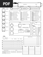 D&D 5e Character Sheet PDF