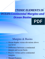 Continental Margins and Ocean Basins: Major Tectonic Elements in Ocean