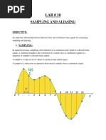 Sampling and Aliasing: Objective