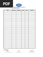 J Meyer Engineering Works CC Hand Tools Register Tool Serial No Inspected Pass Fail Reason